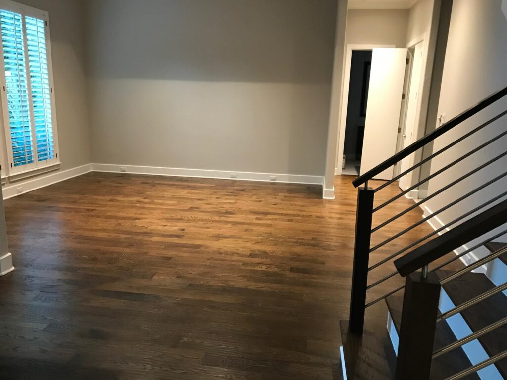Nail down hardwood floors
