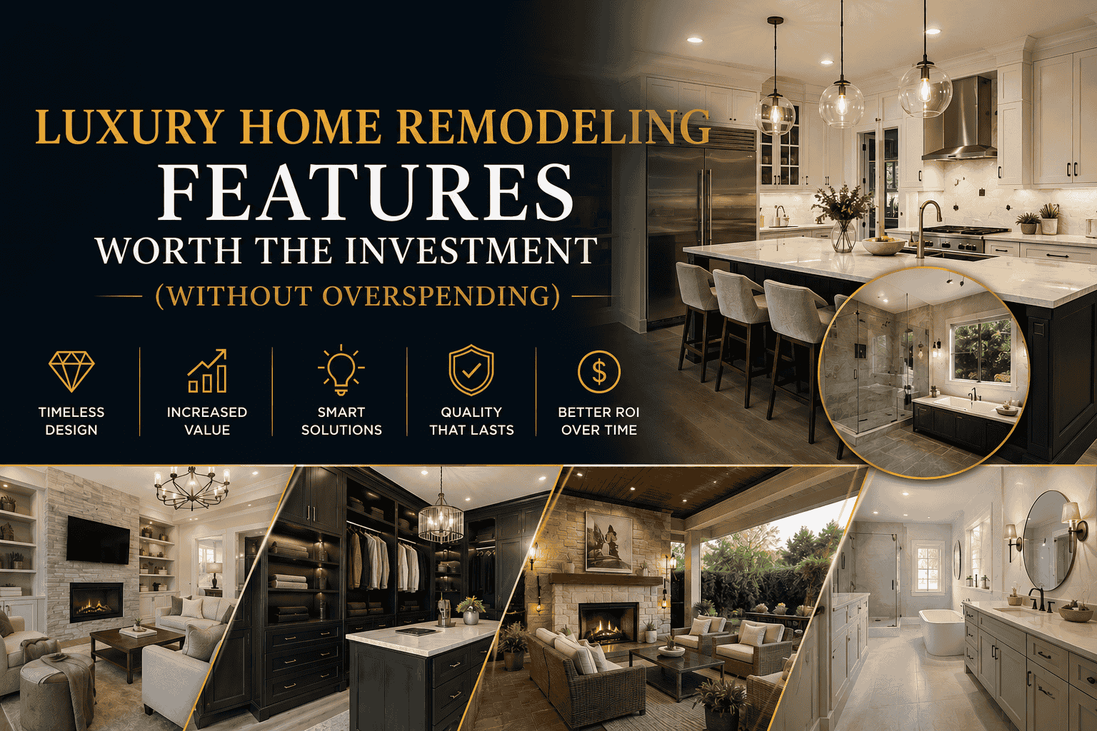 Luxury Home Remodeling Features Worth the Investment (Without Overspending) 