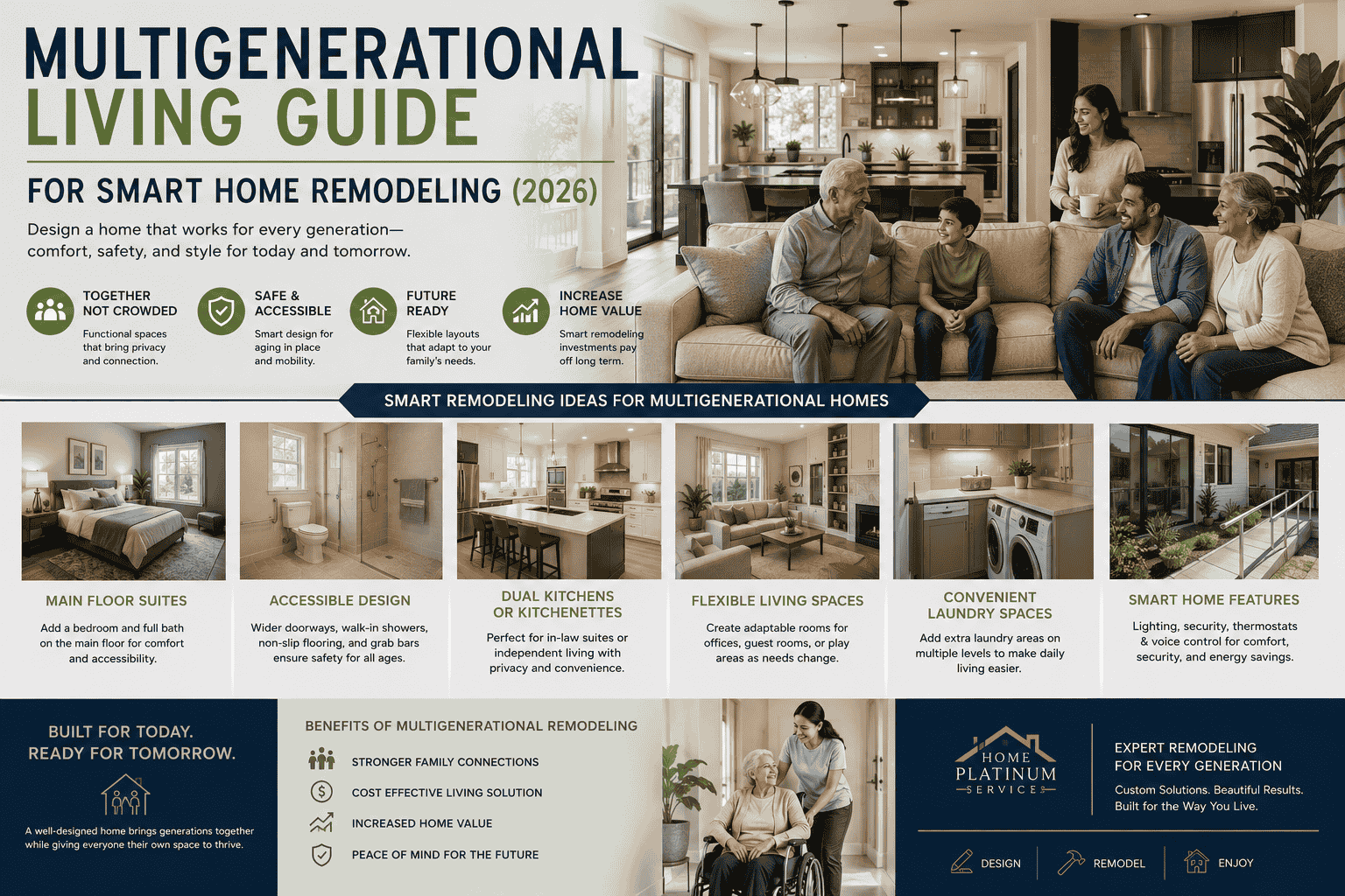 Multigenerational Living Home Remodeling Ideas for Growing Families
