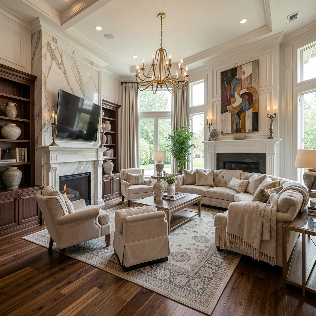 beautifully remodeled luxury remodeling home interior look in Dallas